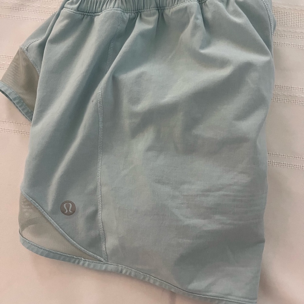 Light Blue Lululemon Hotty Hot Shorts!!